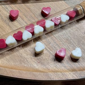 mini fondants cœurs pomme d’amour éclats de douceur by Laura