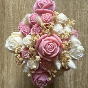 bouquet 5 fleurs fondants parfumés par eclats de douceur by laura