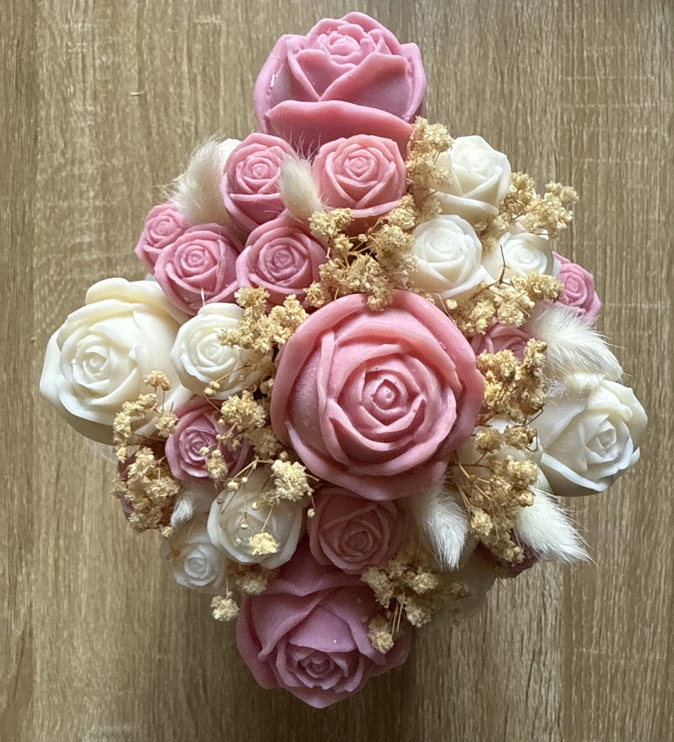 bouquet 5 fleurs fondants parfumés par eclats de douceur by laura